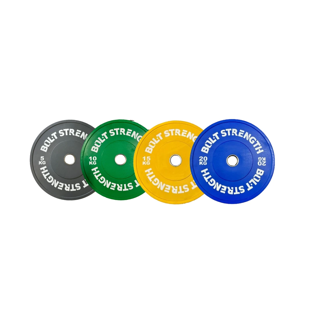 100Kg Coloured Bumper Plates & 7ft Olympic Bar 2 100Kg Coloured Bumper Plates & 7ft Olympic Bar - Image 2