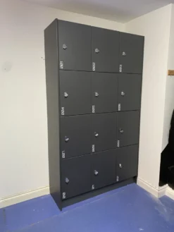Gym Lockers (12 Doors) -Core Fitness Gear 12 door changing room lockers