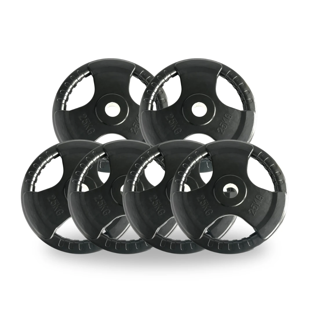 DEAL: Tri Grip Rubber Weight Plates 3 DEAL: Tri Grip Rubber Weight Plates - Image 3