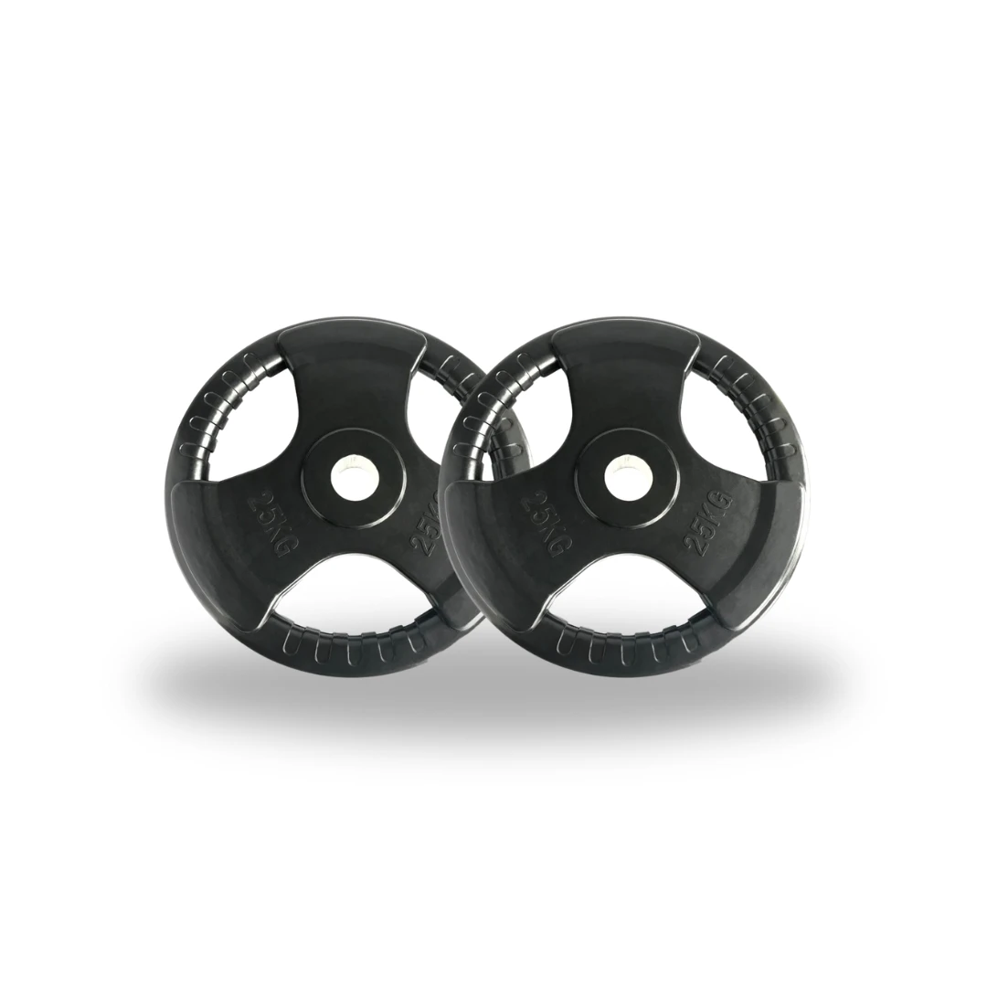 DEAL: Tri Grip Rubber Weight Plates 2 DEAL: Tri Grip Rubber Weight Plates - Image 2