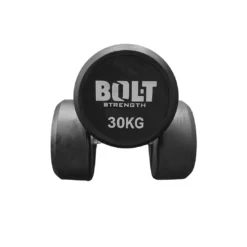 Bolt Strength Commercial Round Dumbbells (Pro) (Grey) 8 Bolt Strength Commercial Round Dumbbells (Pro) (Grey) -Core Fitness Gear 6