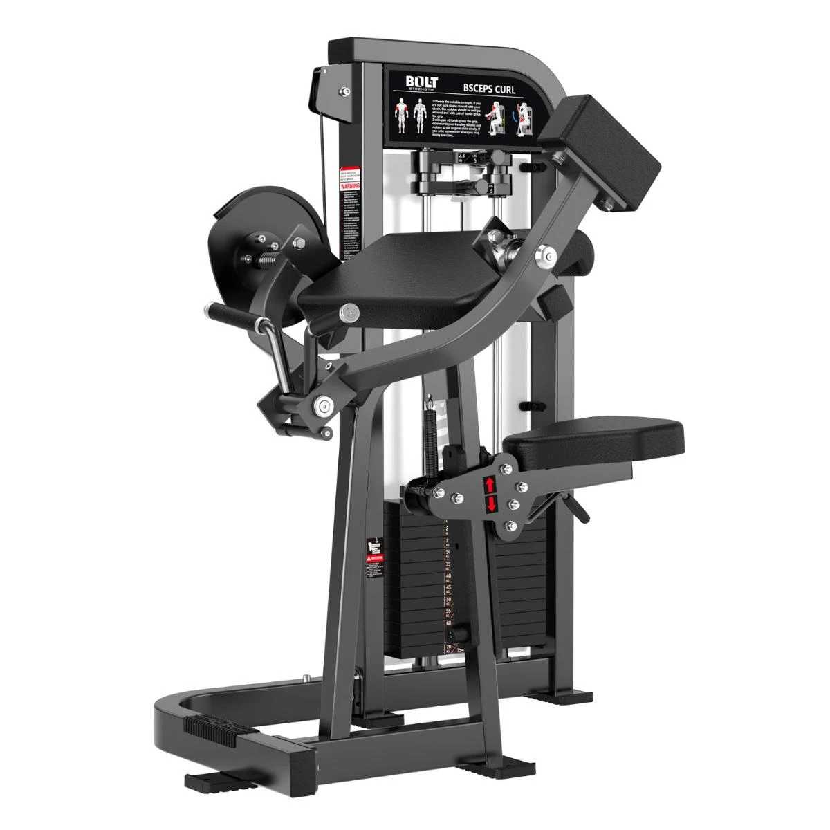 Bolt Strength Bicep Curl (Weight Stack) 1 Bolt Strength Bicep Curl (Weight Stack)