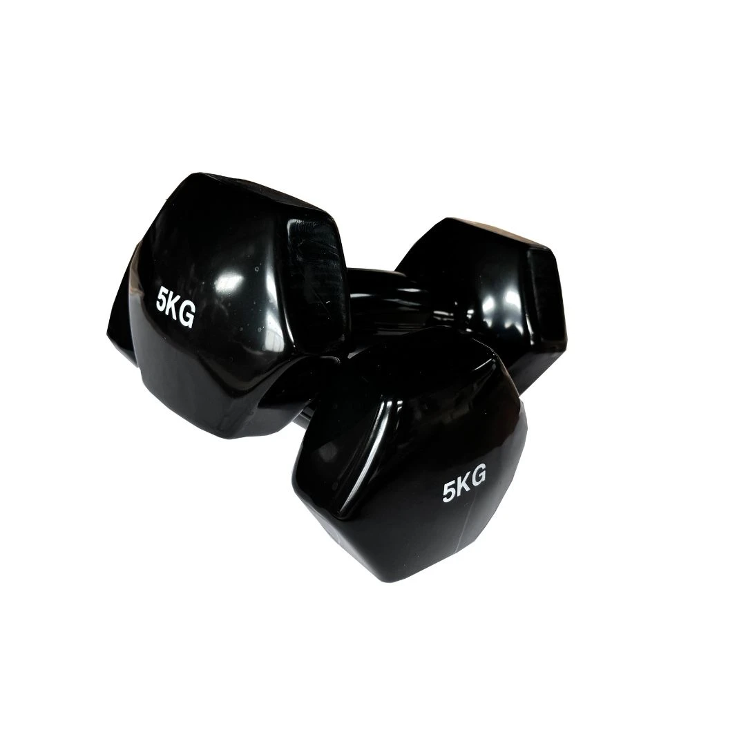 Black Neoprene Dumbbells (Sold In Pairs) 5 Black Neoprene Dumbbells (Sold In Pairs) - Image 5