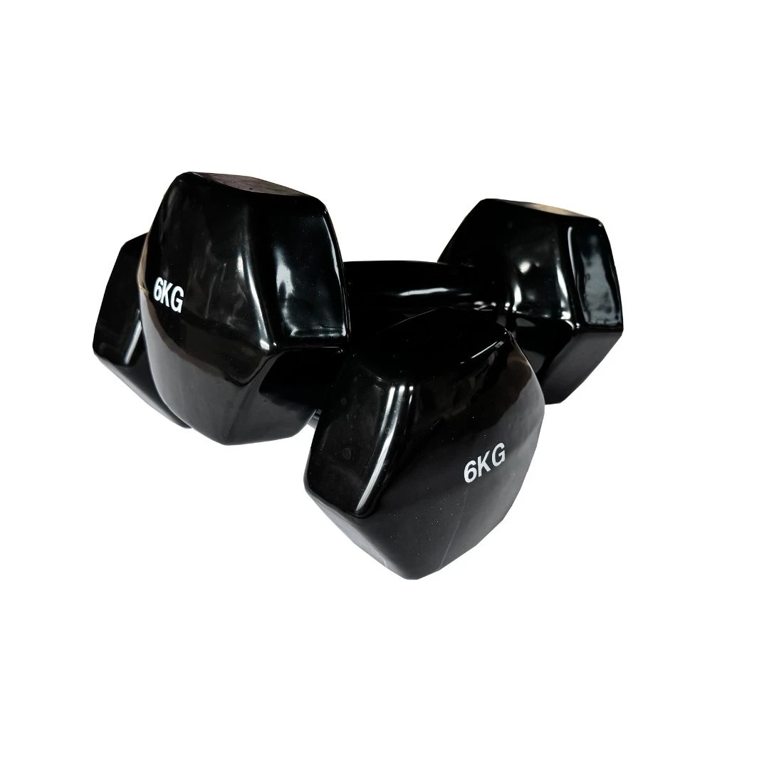 Black Neoprene Dumbbells (Sold In Pairs) 4 Black Neoprene Dumbbells (Sold In Pairs) - Image 4
