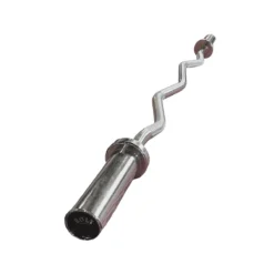 Olympic EZ Curl Bar (Black/Chrome) 9 Olympic EZ Curl Bar (Black/Chrome) -Core Fitness Gear Bolt BLACK EZ CURL CHROME