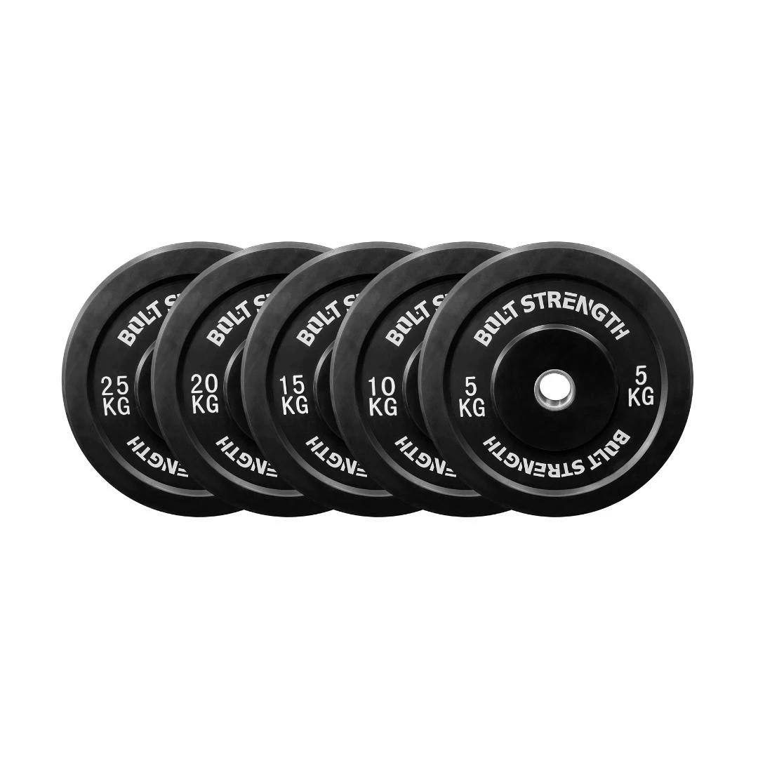 Black Bumper Plate Bundle (100kg Or 150kg) 1 Black Bumper Plate Bundle (100kg Or 150kg)