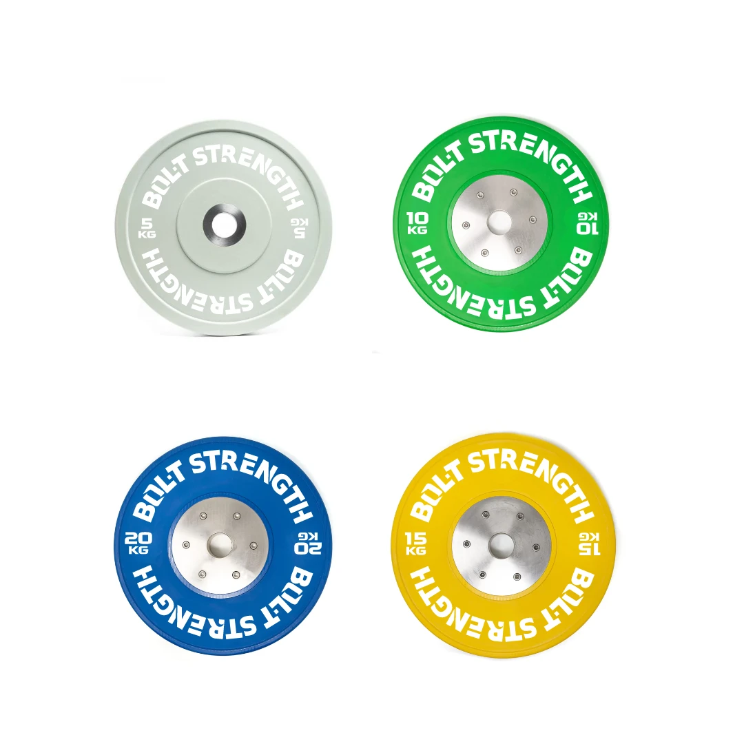 Bolt Strength Competition Bumper Plates 1 Bolt Strength Competition Bumper Plates