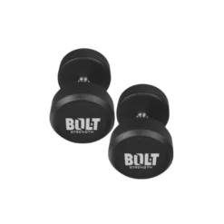 Bolt Strength Commercial Round Dumbbells (Pro) (Grey)