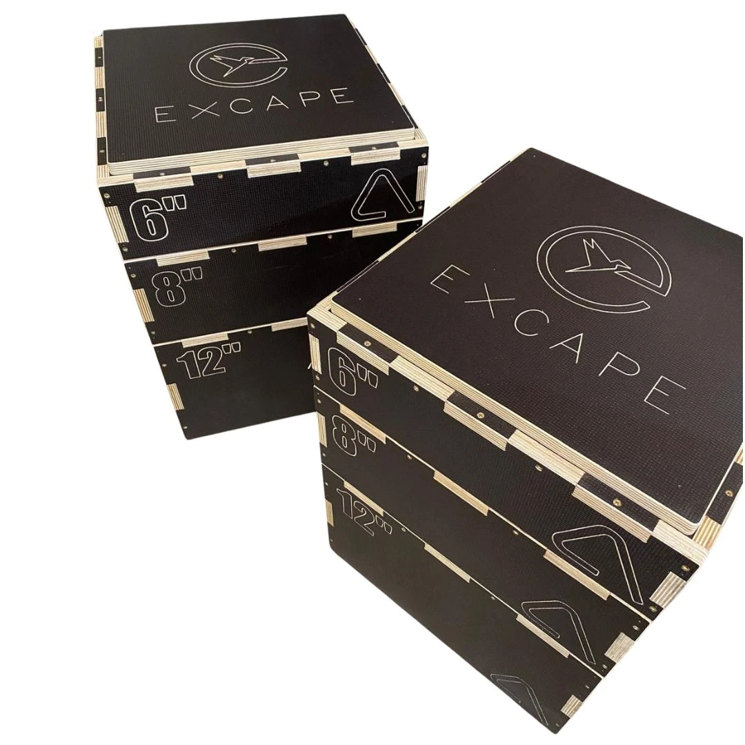 Custom Wooden Stackable Plyo Boxes (With Logo) 3 Custom Wooden Stackable Plyo Boxes (With Logo) - Image 3