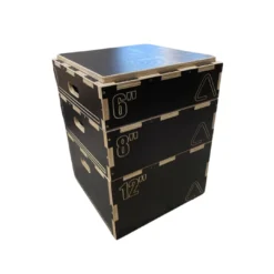 Custom Wooden Stackable Plyo Boxes