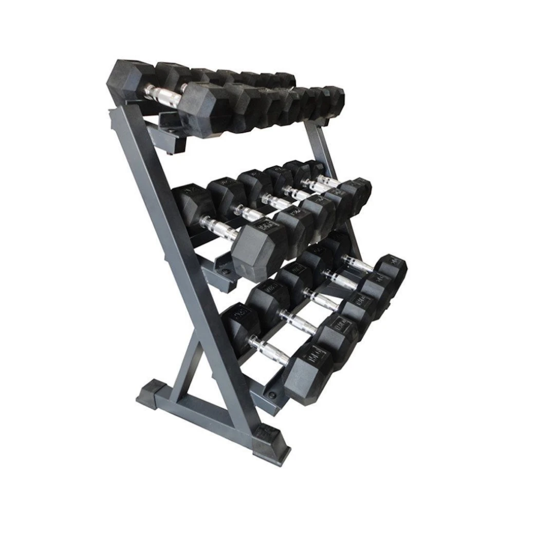 2-25kg Hex Dumbbell With Puls8 Rack 1 2-25kg Hex Dumbbell With Puls8 Rack
