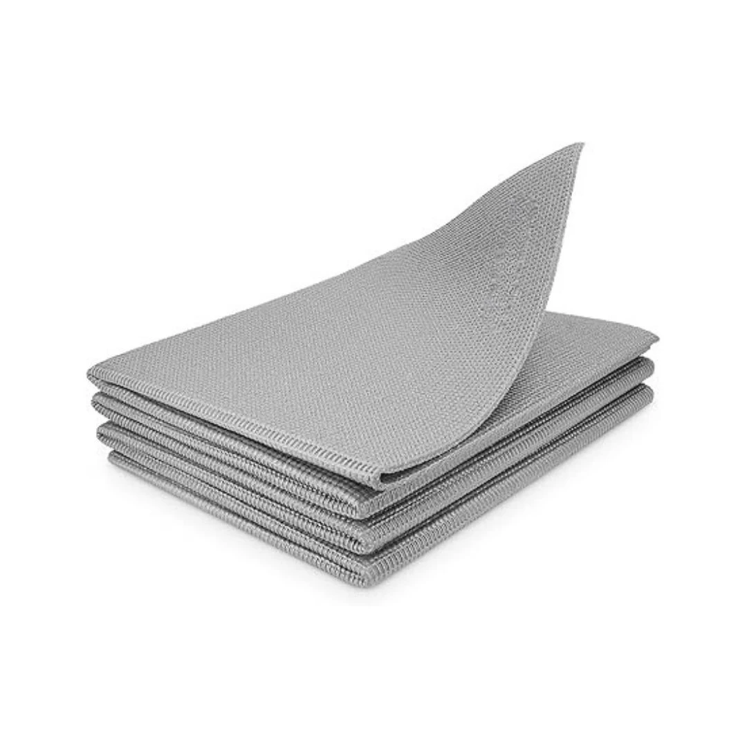 Folding Grey Yoga Mat – 4mm 1 Folding Grey Yoga Mat – 4mm