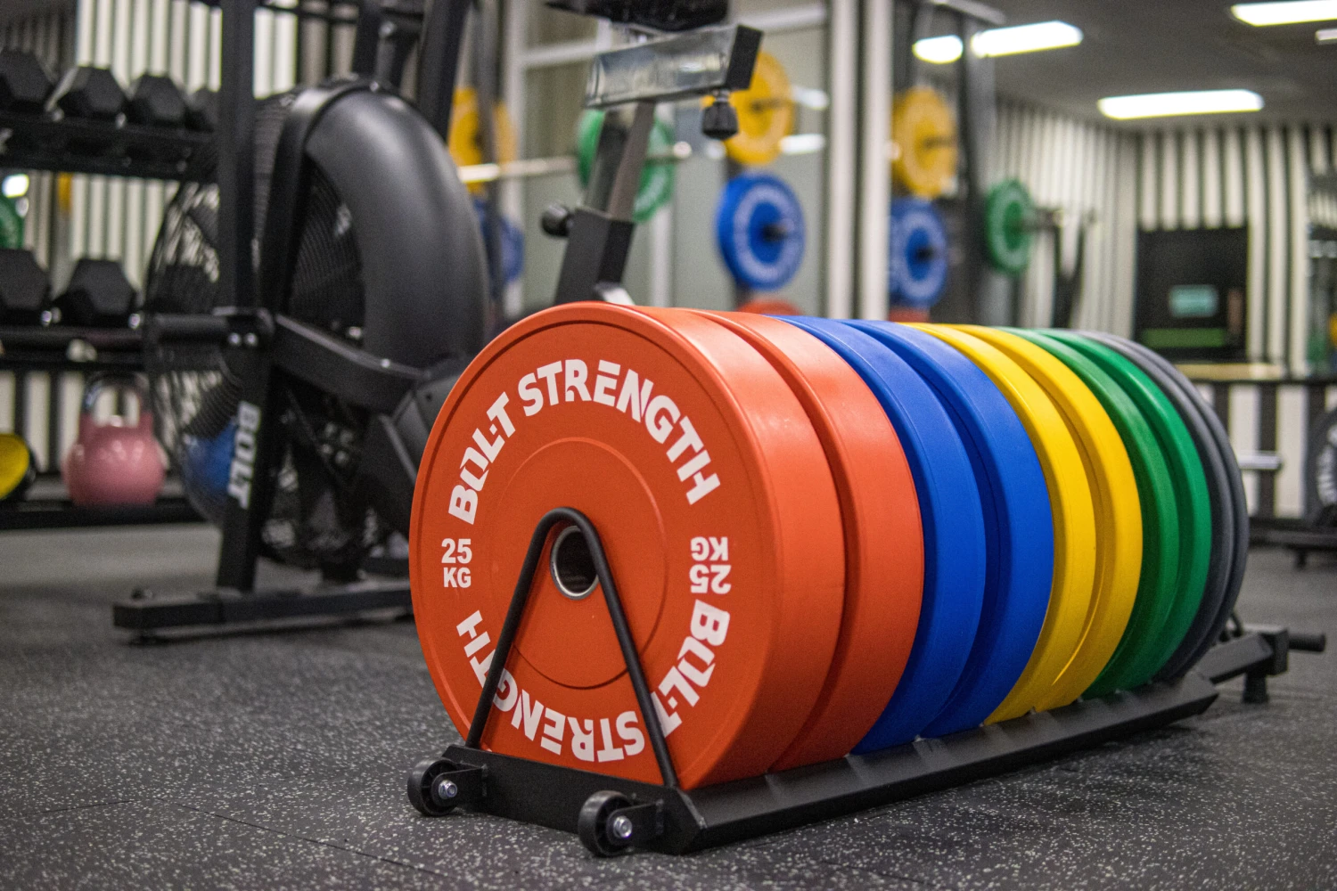 Coloured Bumper Plates Bundle 2 Coloured Bumper Plates Bundle - Image 2