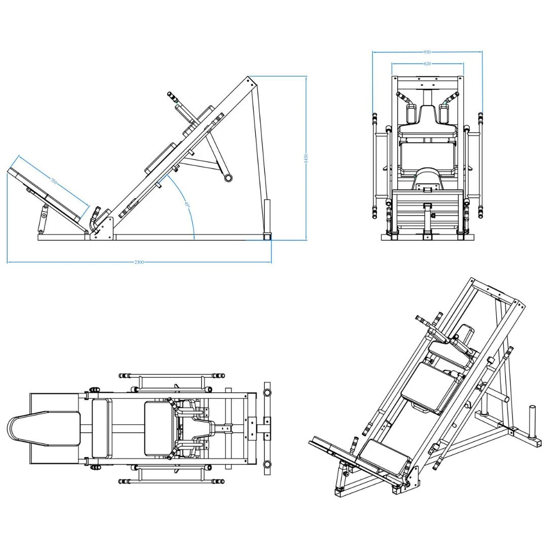 Bolt Strength Leg Press / Hack Squat 2 Bolt Strength Leg Press / Hack Squat - Image 2