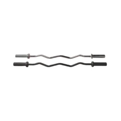 Olympic EZ Curl Bar (Black/Chrome)