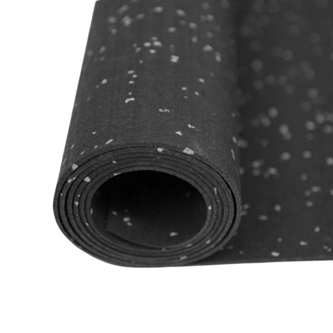 Rubber Flooring Roll White Fleck 2 Rubber Flooring Roll White Fleck - Image 2