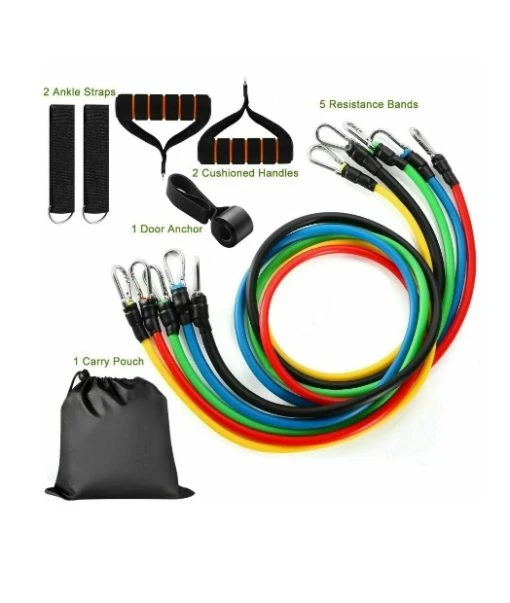 Resistance Bands Pack (with Handles) 2 Resistance Bands Pack (with Handles) - Image 2