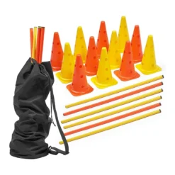 Agility Cones (Hurdle Set) 5 Agility Cones (Hurdle Set) -Core Fitness Gear agility cones