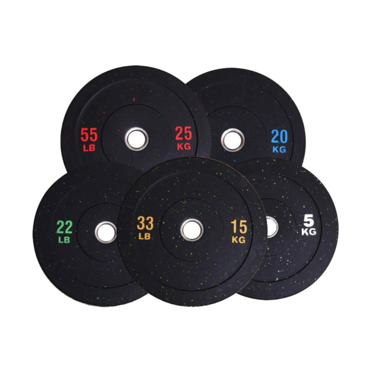 Bolt Strength Fleck Bumper Plates 1 Bolt Strength Fleck Bumper Plates