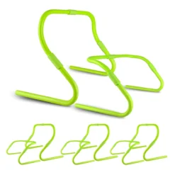Adjustable Speed Hurdles (Green) 6 Adjustable Speed Hurdles (Green) -Core Fitness Gear green speed hurdle 1
