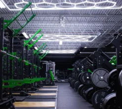 Modular Hex LED Gym Lighting