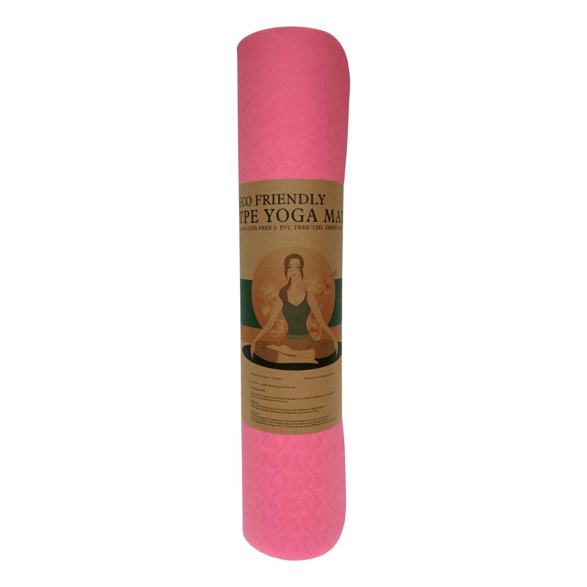 Yoga Mat | 6mm TPE (Pink) 1 Yoga Mat | 6mm TPE (Pink)